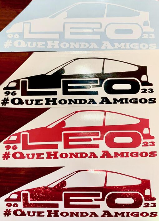 Leo Tribute CRX Decal